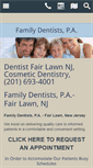 Mobile Screenshot of fairlawnfamilydentists.com
